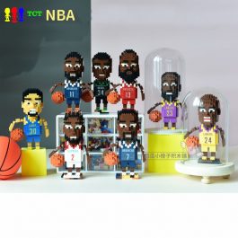 Lego xếp hình mô hình tượng cầu thủ bóng rổ NBA